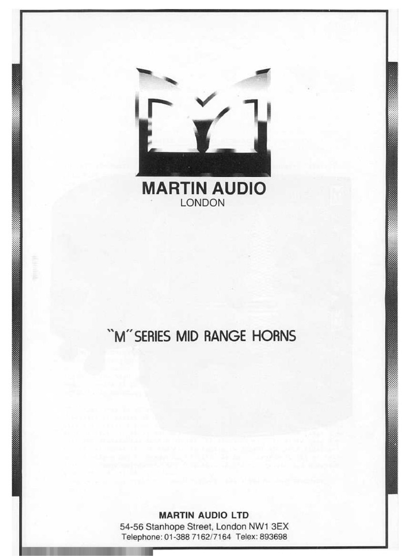 Martin Audio M datasheet