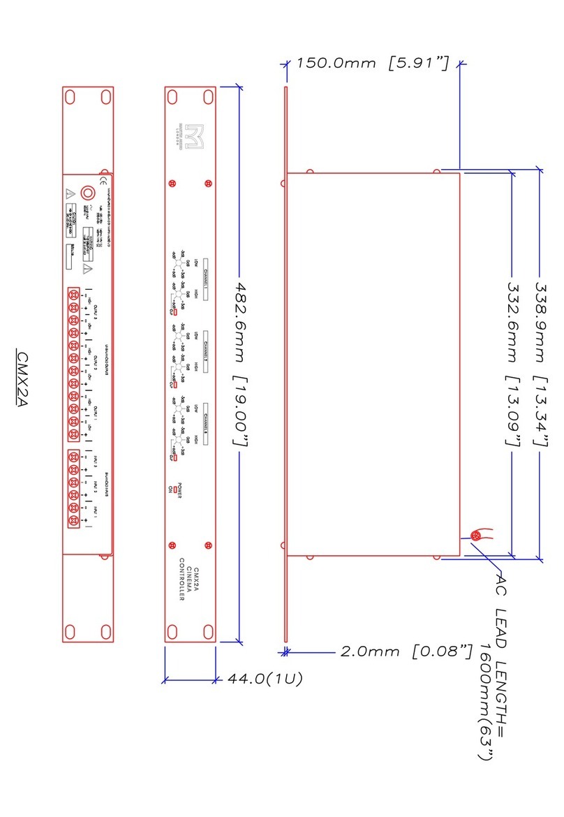 Martin Audio CMX2A - SCHEMATICS manual