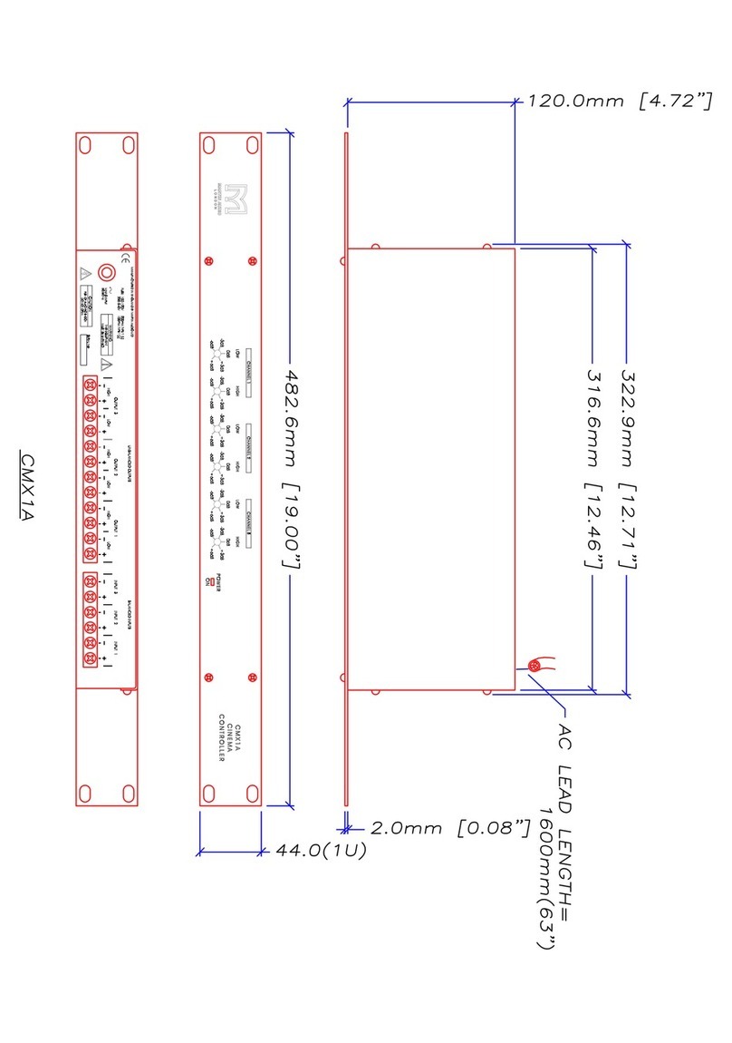 Martin Audio CMX1A - SCHEMATICS User manual