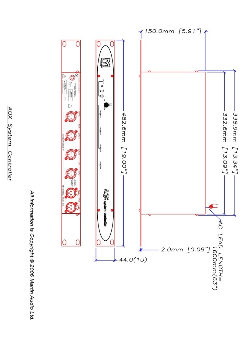 Martin Audio AQX - SCHEMATICS manual