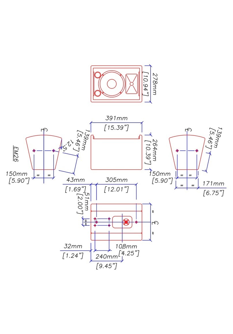 Martin Audio EM26 User manual