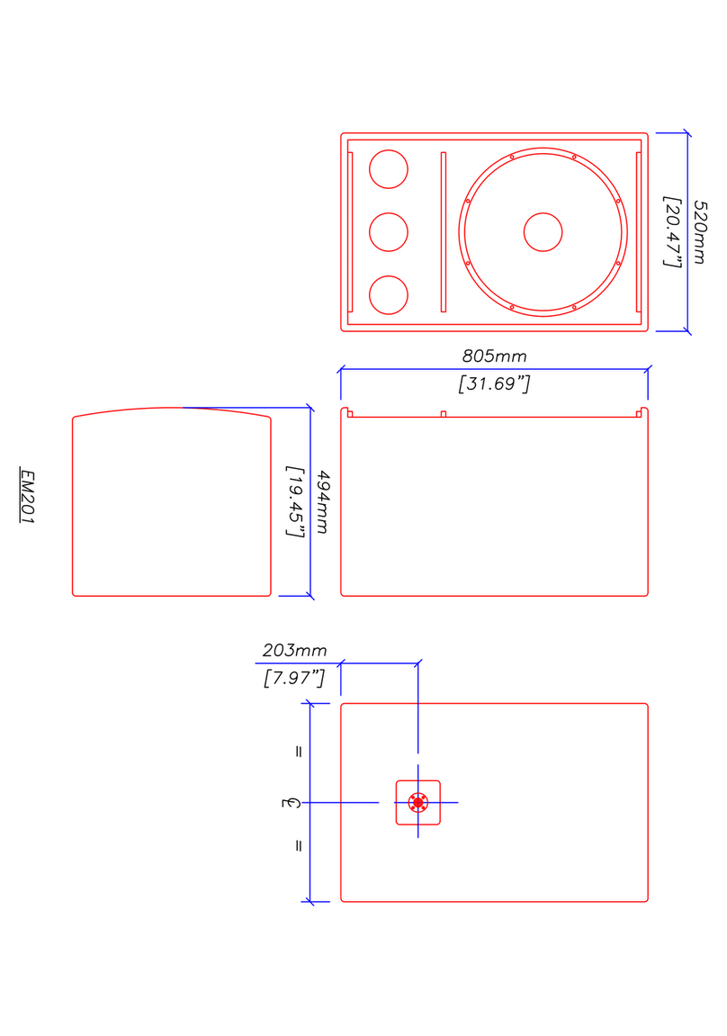 Martin Audio EM201 User manual Martin Audio EM201 User manual