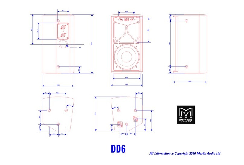 Martin Audio DD6 - SCHEMA User manual