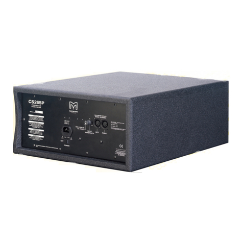 Martin Audio CS265P User manual