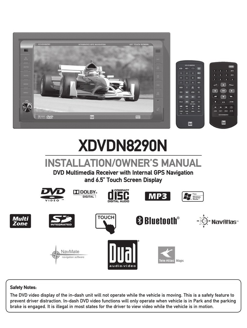 Dual XDVDN8290N Operating instructions