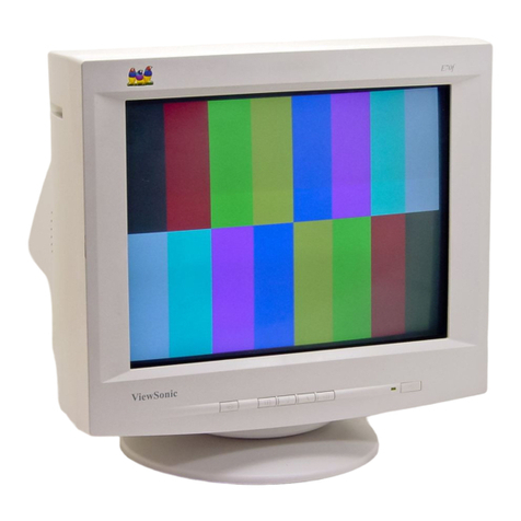 ViewSonic Q71 - Optiquest - 17" CRT Display User manual