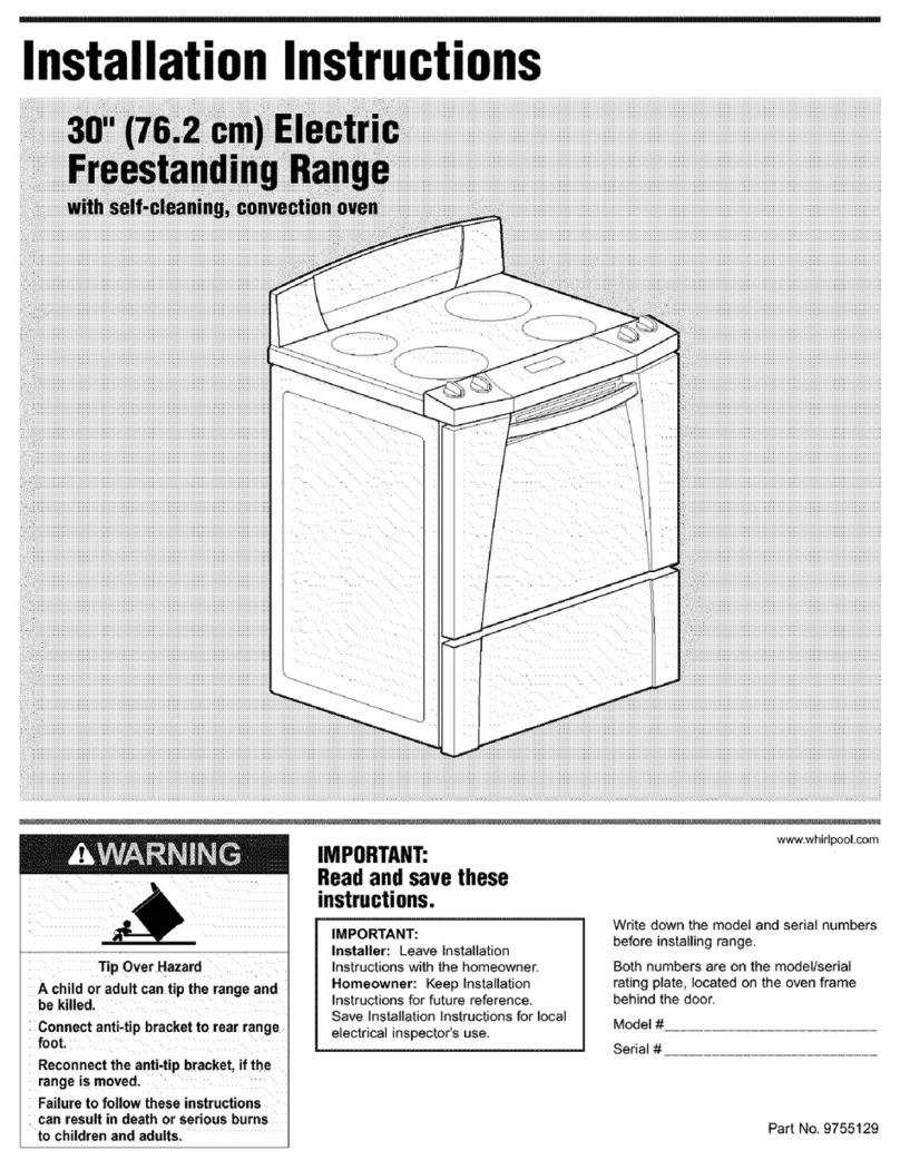 Whirlpool GR556LRKB installation instructions