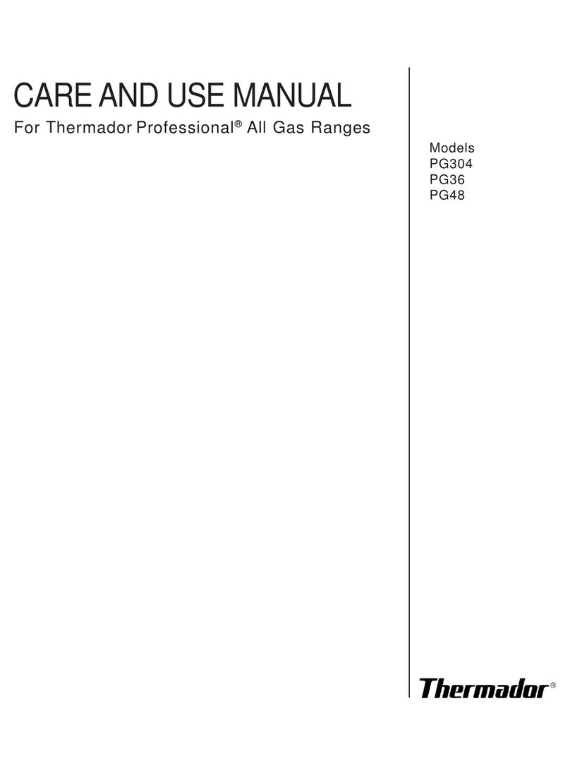 Thermador PRG366EG Care and use manual