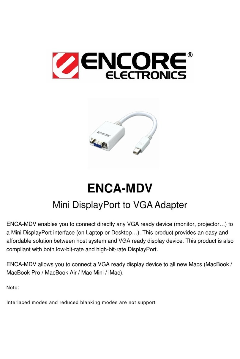 Encore ENCA-MDVP User manual