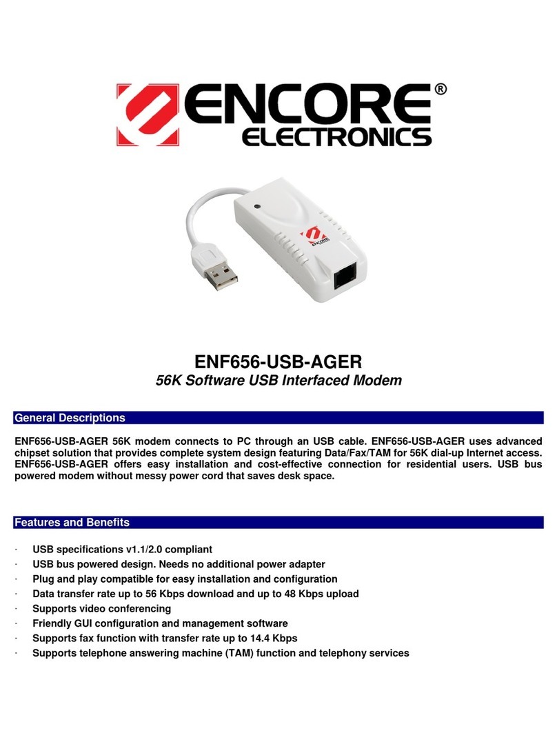 Encore ENF656-USB-AGER User manual