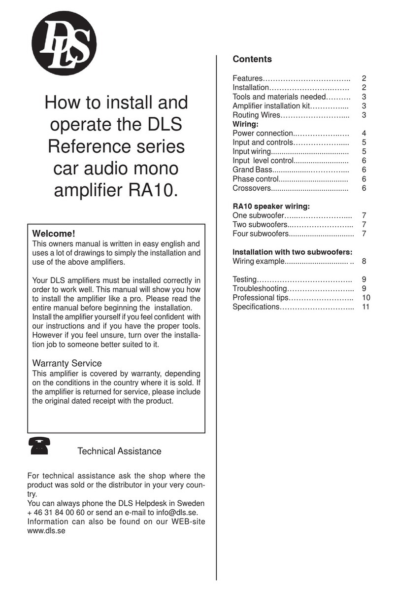 DLS RA10 Instruction sheet