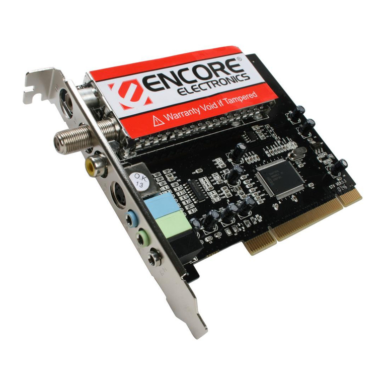 Encore ENLTV-FM User manual
