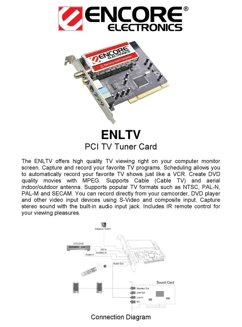 Encore ENLTV User manual