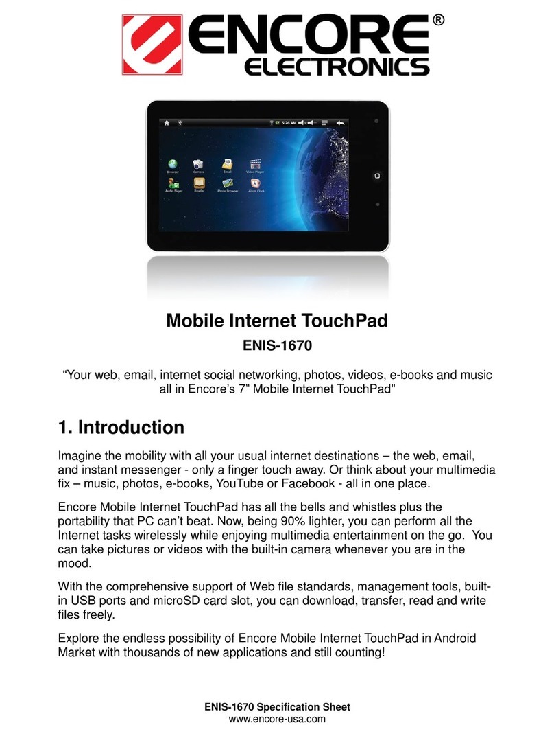 Encore ENIS-1670 datasheet