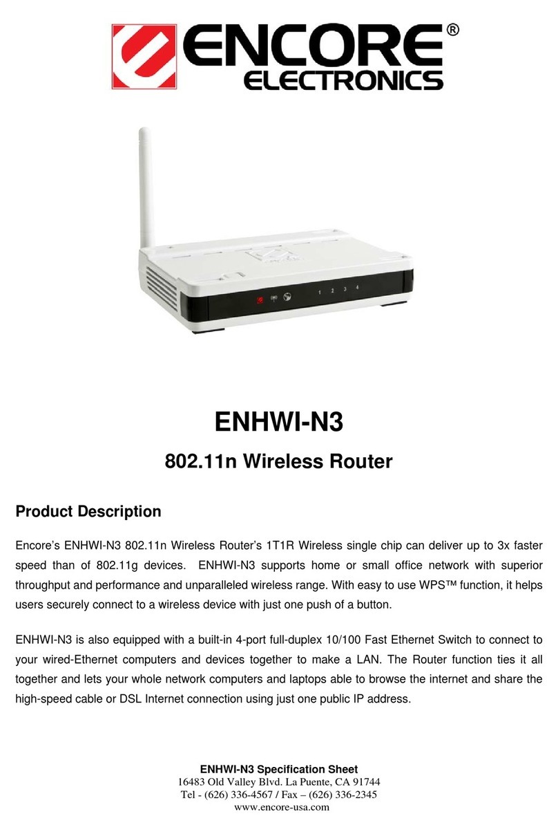 Encore ENHWI-N3 User manual Encore ENHWI-N3 User manual