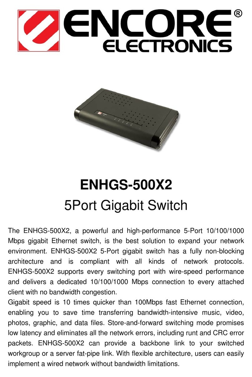 Encore ENHGS-500X2 datasheet