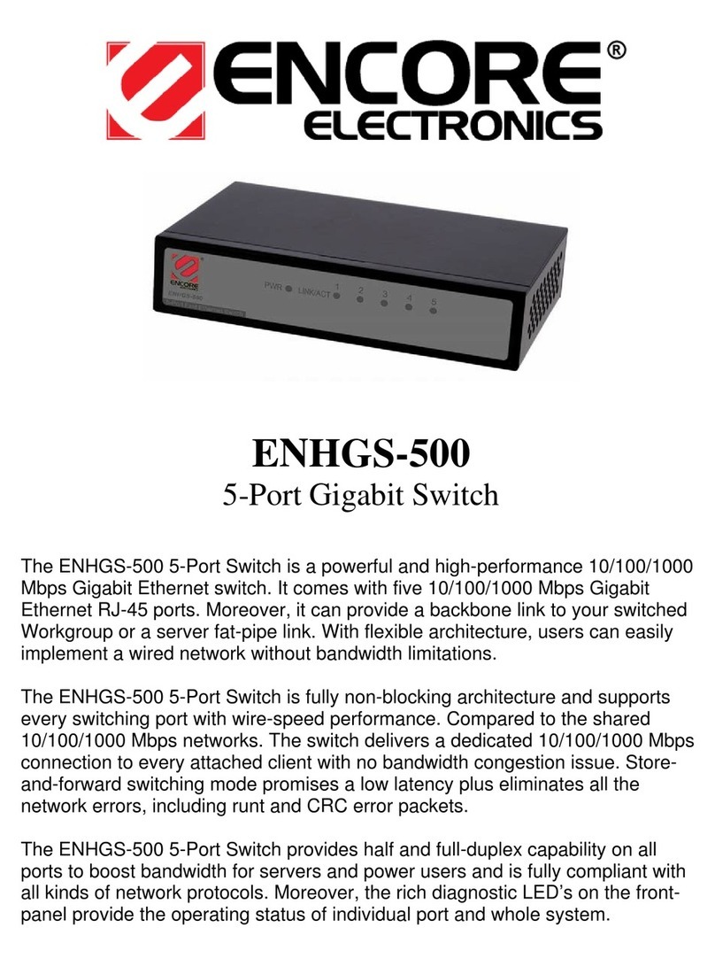 Encore ENHGS-500 datasheet