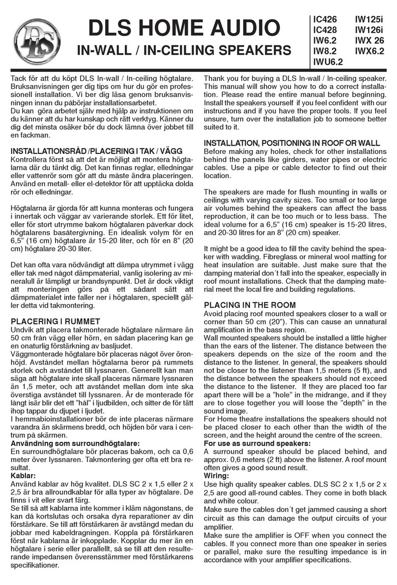 DLS IC426 User manual