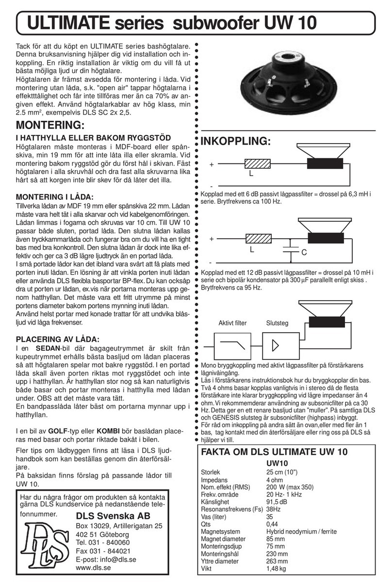 DLS BRUXUW10 User manual
