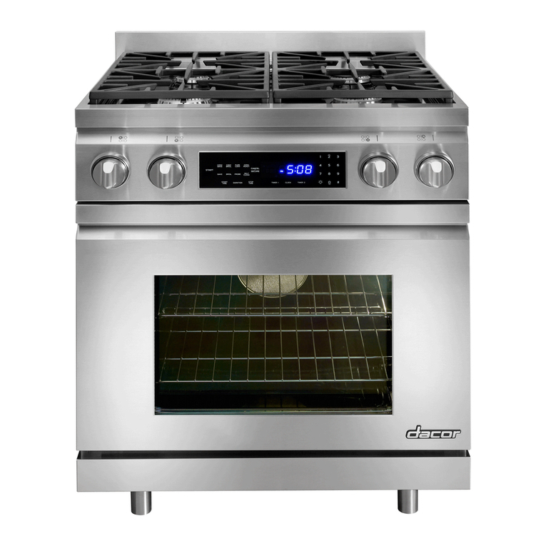 Dacor Millenia DR30D installation instructions
