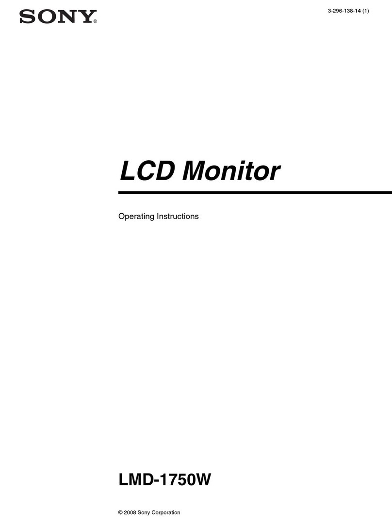 Sony LMD1750W User manual