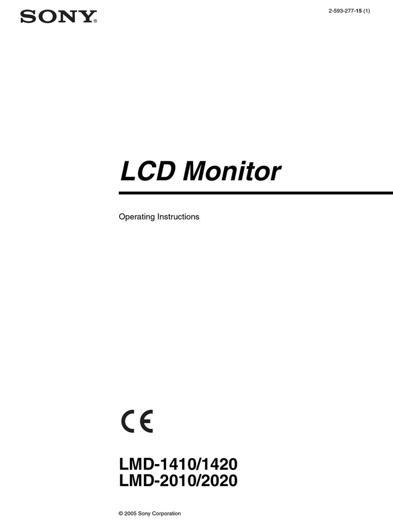 Sony LUMA LMD-1420 User manual