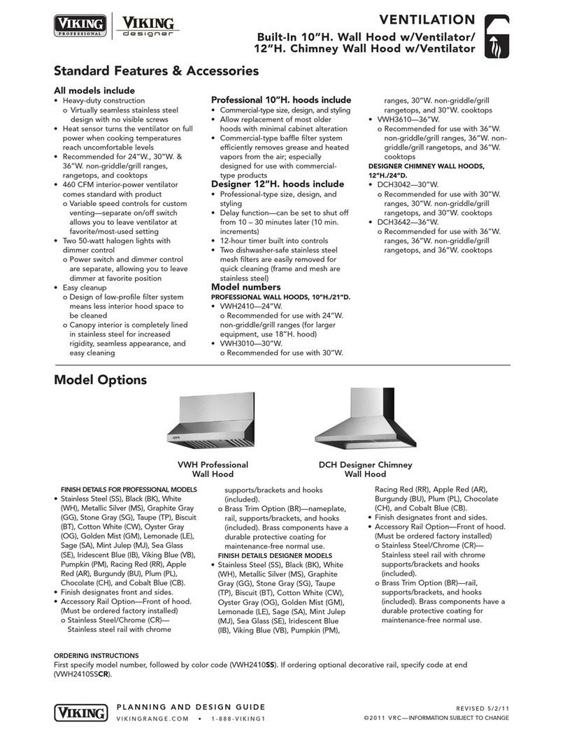 Viking VWH2410 User guide