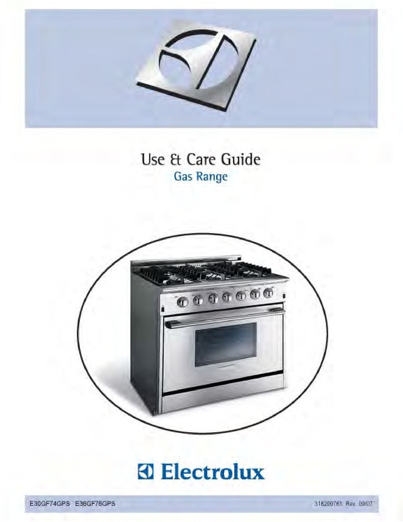 Electrolux E36GF76GPS Use and care guide Electrolux E36GF76GPS Use and care guide