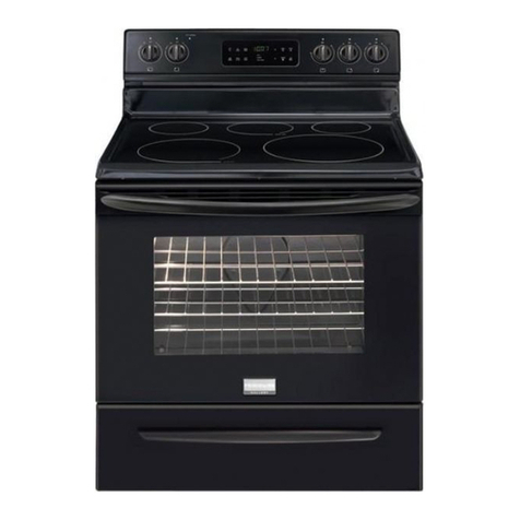 Frigidaire DGEF3031KB - Gallery 30" Smoothtop Electric... Owner's manual