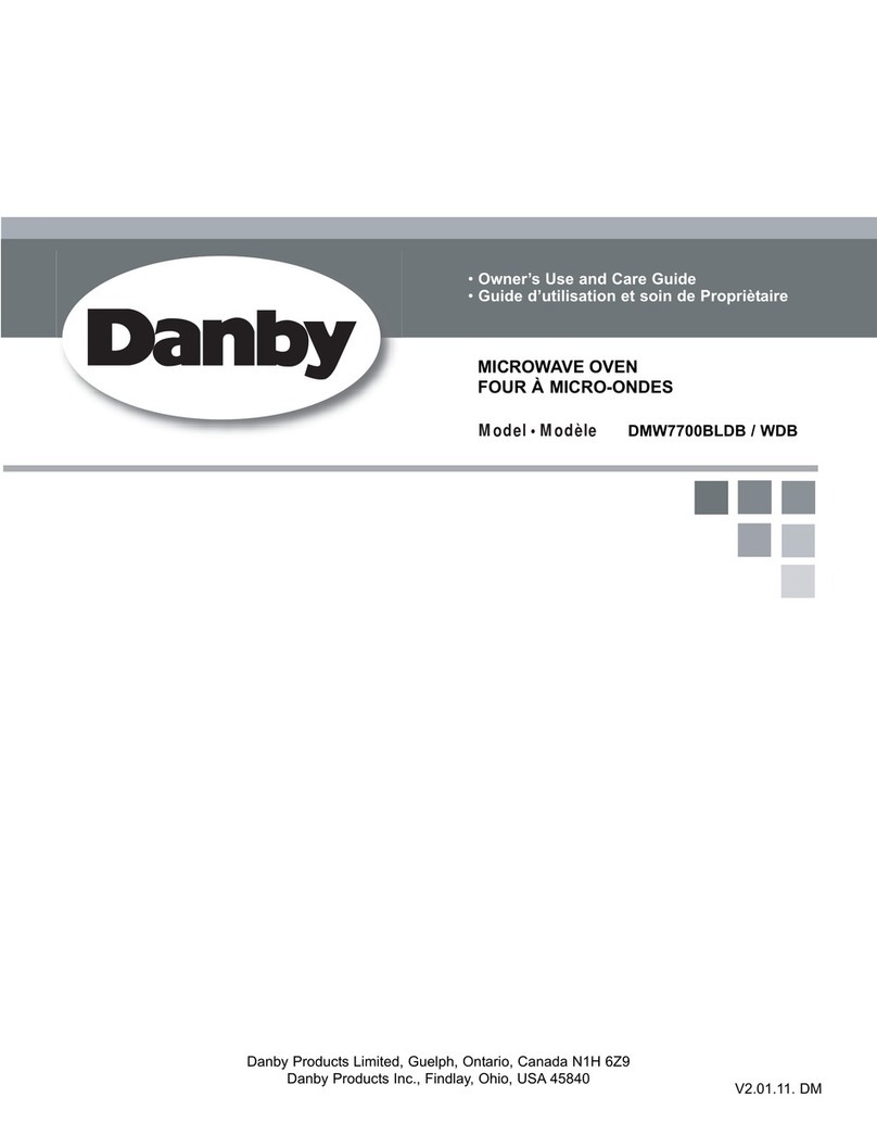 Danby DMW7700 Owner's use and care guide