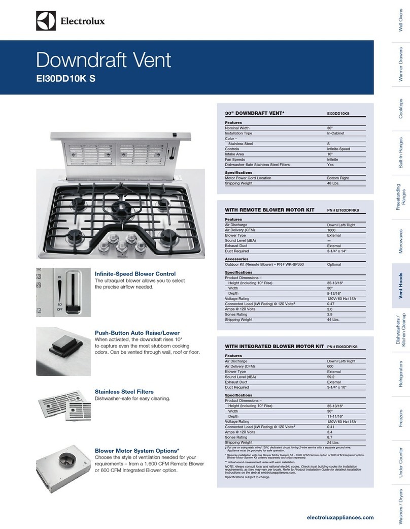 Electrolux EI30DD10KS Product specifications