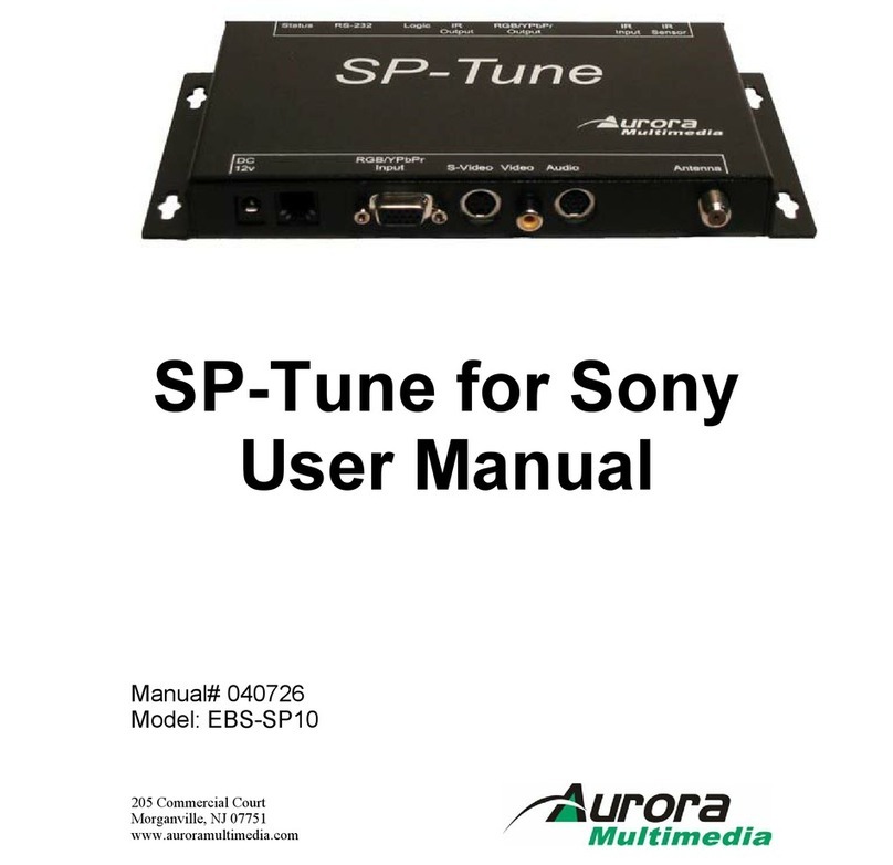 Sony EBS-SP10 User guide