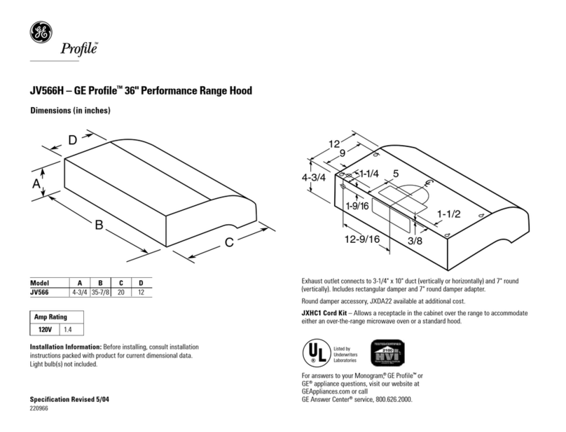 GE JV566HSS User guide