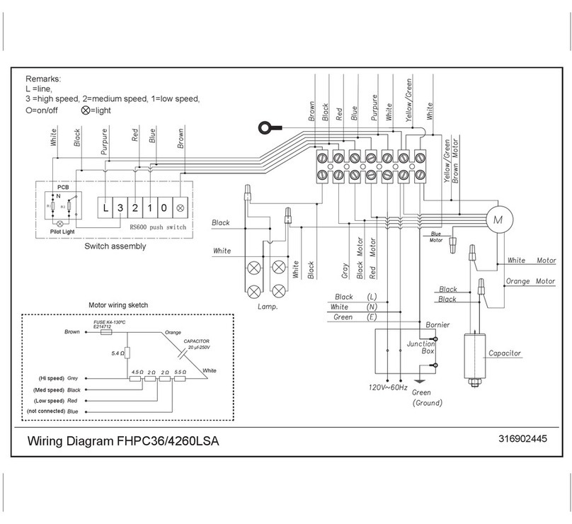 Frigidaire FHPC3660LS Quick start guide