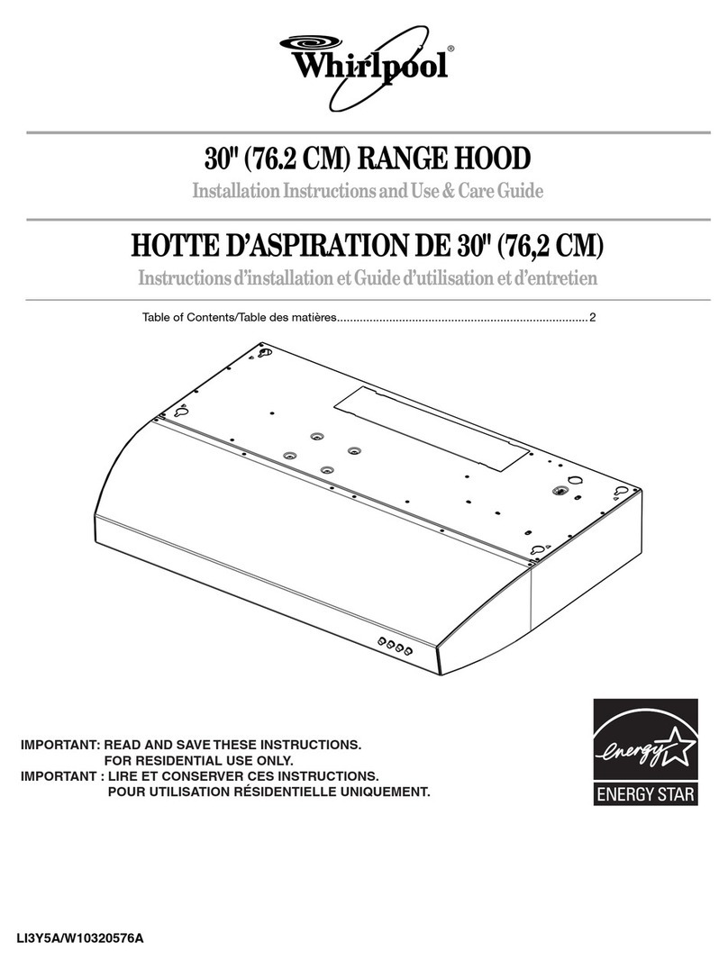 Whirlpool GXU7130DXB Installation instructions and use and care guide