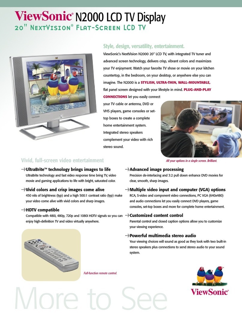 ViewSonic NextVision N2000 User manual
