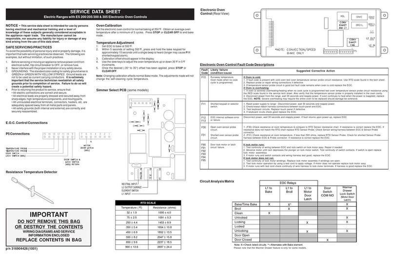 Frigidaire FFEF3017LB User guide Frigidaire FFEF3017LB User guide