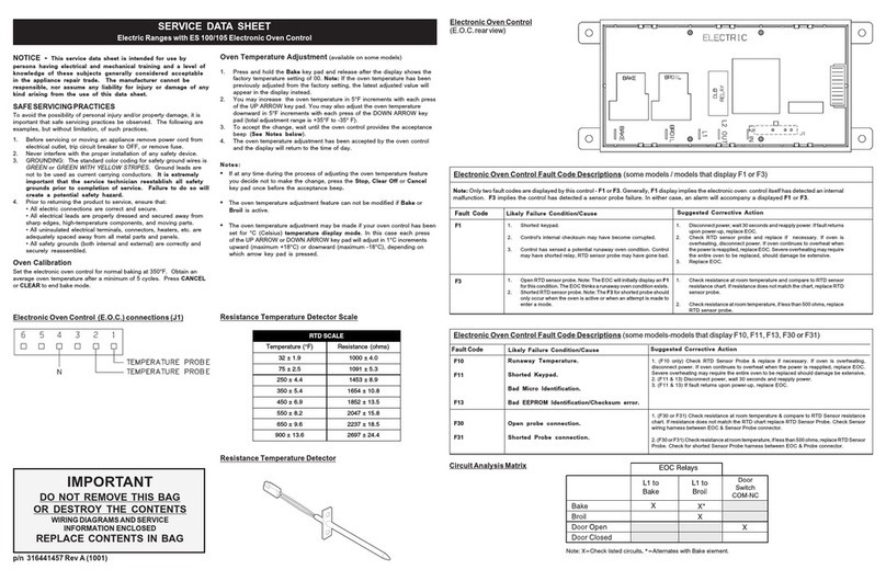 Frigidaire FFEF3011LB User guide Frigidaire FFEF3011LB User guide