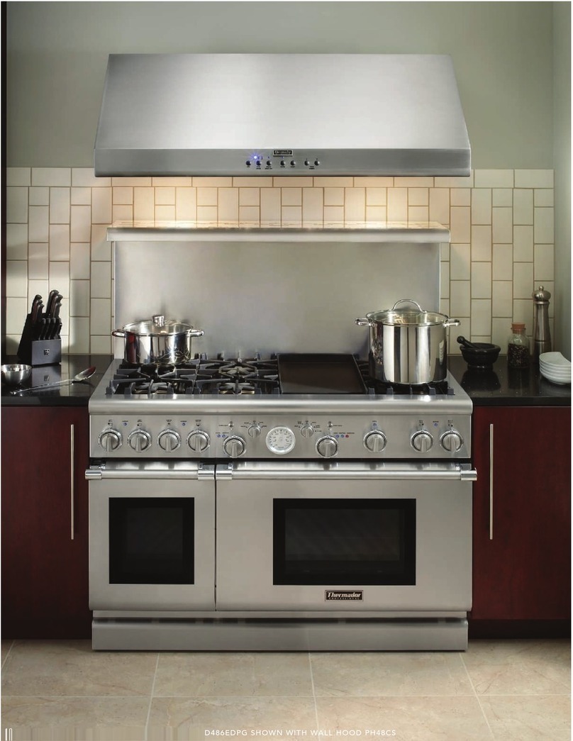 Thermador Pro Grand PRD486EDG Design guide