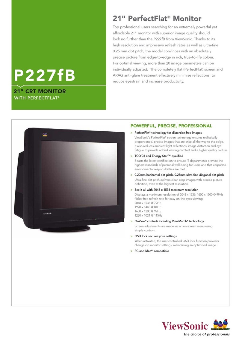 ViewSonic P227FB User manual