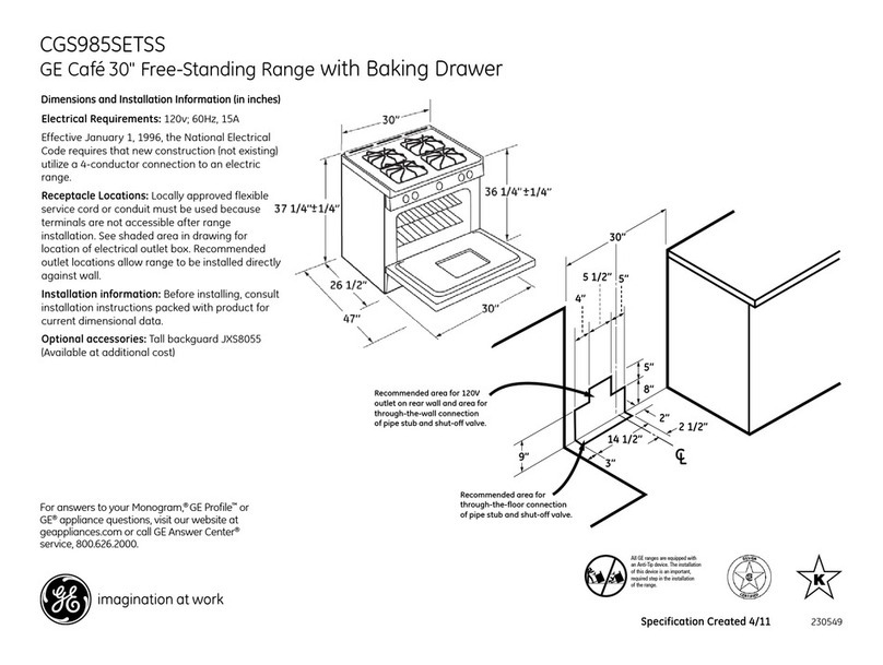 GE CGS985SETSS Manual