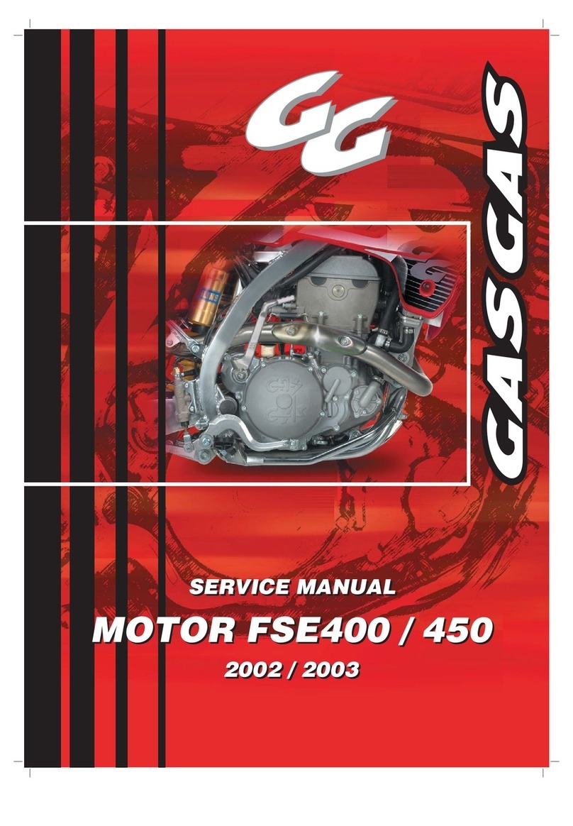 GAS GAS EC FSE 400 - SERVICE  2002 & 2003 Service manual