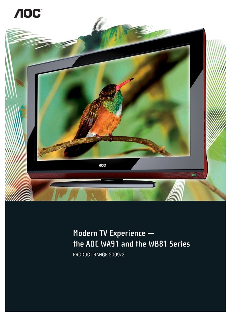 AOC WA91 BROCHURE 2009 User manual