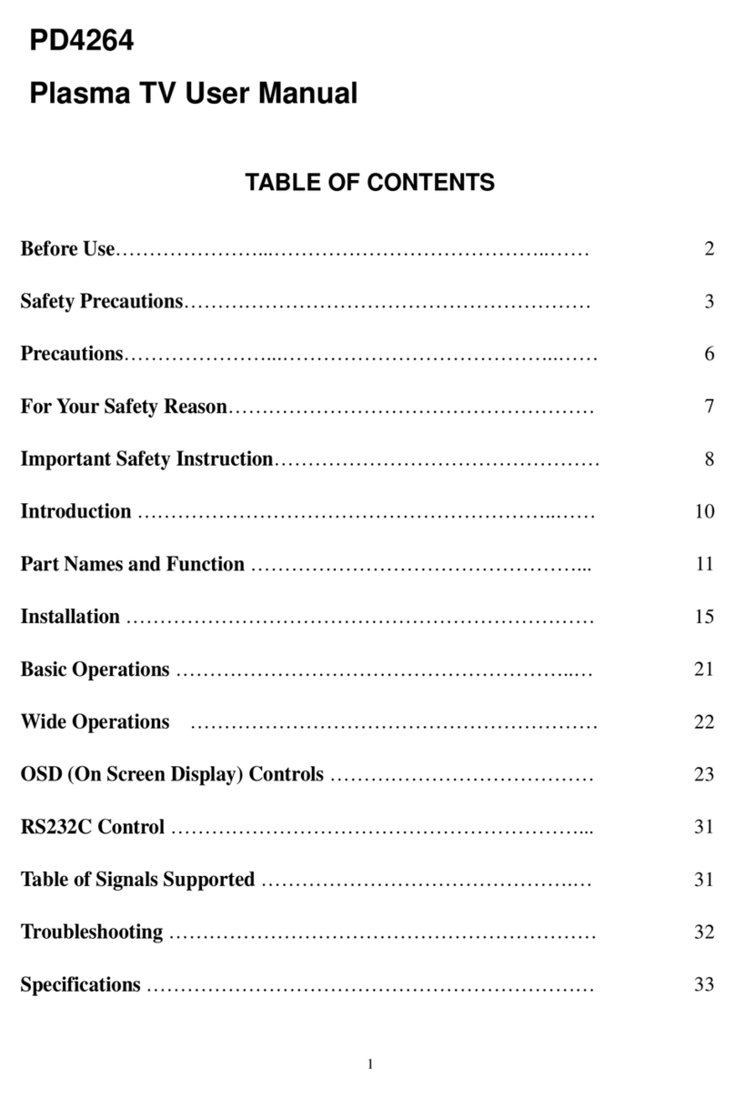 AOC PD4264 User manual