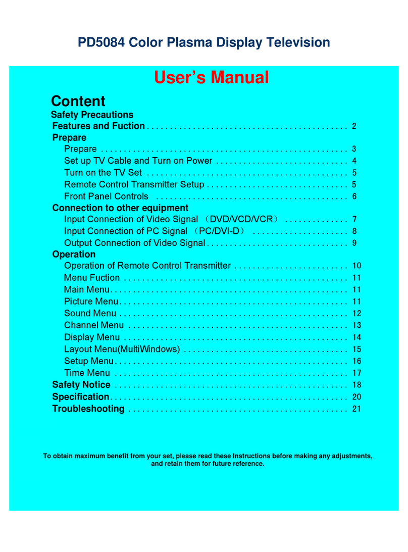 AOC PD5084 User manual