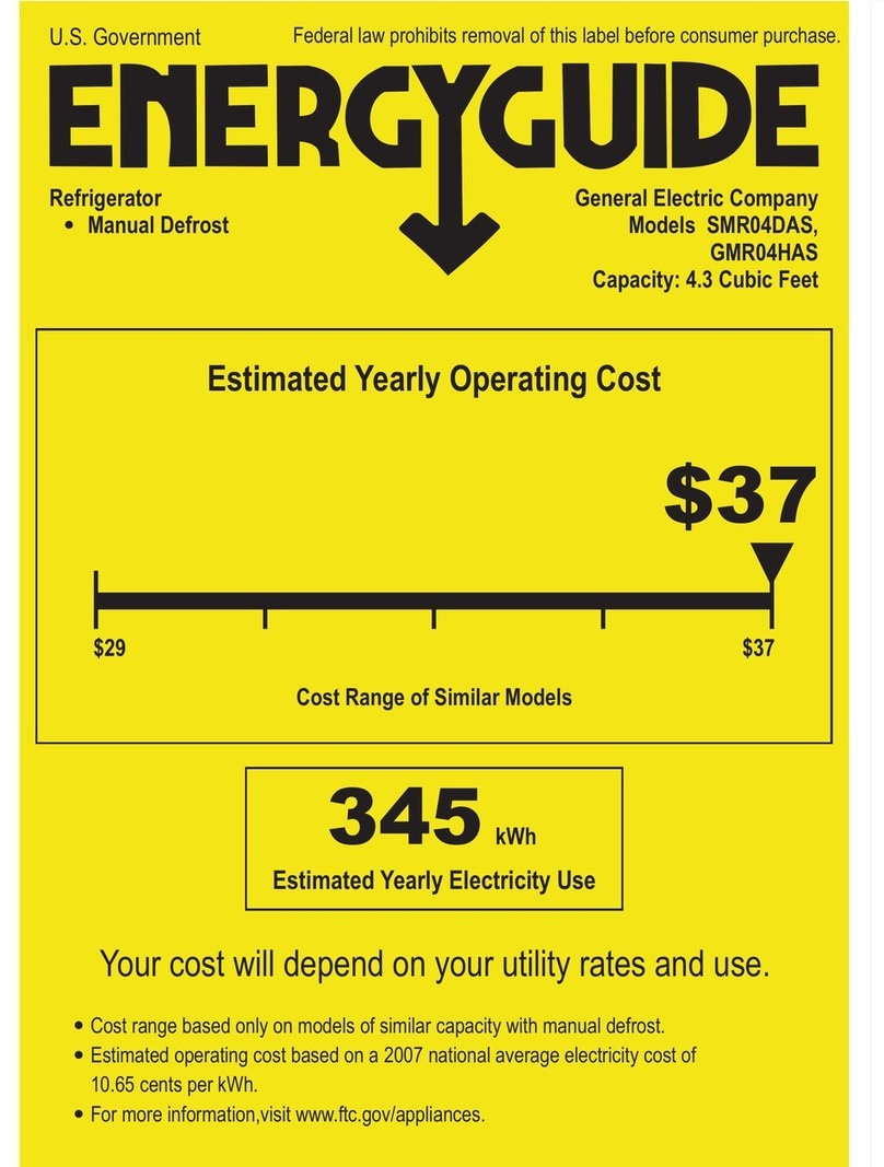 Hotpoint GMR04HASCS Energy guide