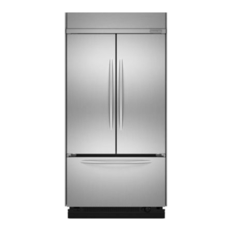 KitchenAid KBFC42FTS - 42" Bottom Mount Refrigerator installation guide