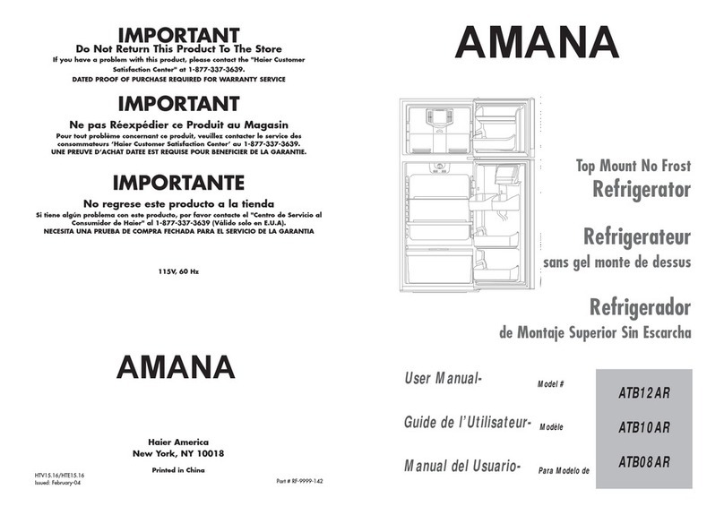 Amana ATB08ARW user manual