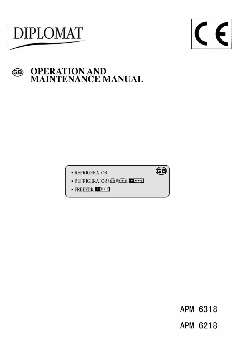 Diplomat APM 6218 Operating and maintenance manual