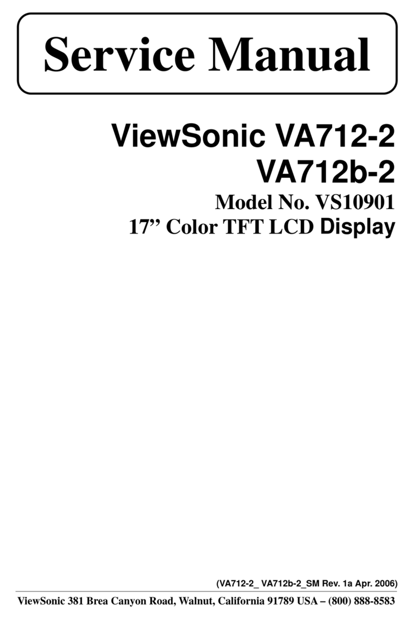 ViewSonic VA712B - 17" LCD Monitor User manual